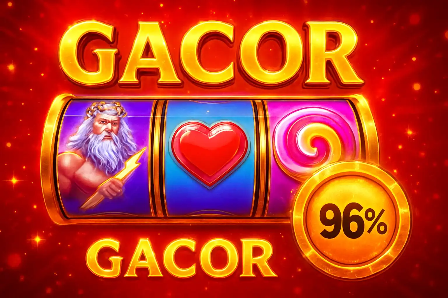 Banner hero slot gacor dengan Gates of Olympus, Sweet Bonanza, RTP 96%